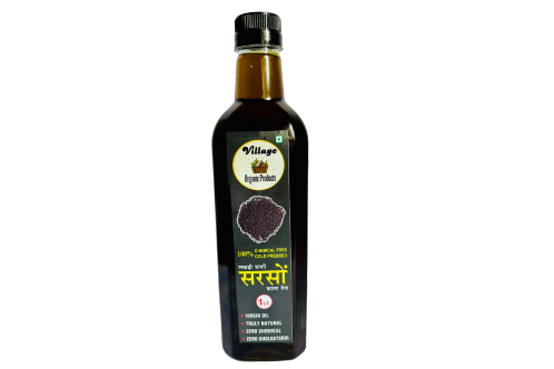 Wood Cold Press Black Mustard Oil | Cold Press Kali Sarso Oil